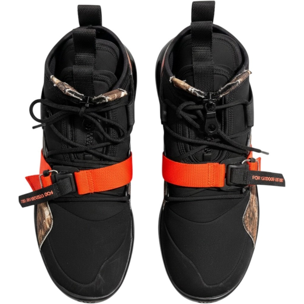 Nike Air Force 270 Utility Realtree Black Orange Camo BV6071-001 Mens 12